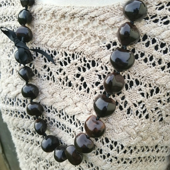 Lucky Brand Oatmeal Open Knit Sweater - Picture 2 of 7